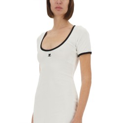 "HOLISTIC CONTRAST" MINI DRESS