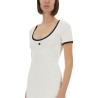 "HOLISTIC CONTRAST" MINI DRESS
