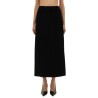 TEXTURED CREPE MAXI SKIRT