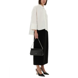 TEXTURED CREPE MAXI SKIRT