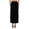 TEXTURED CREPE MAXI SKIRT