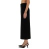 TEXTURED CREPE MAXI SKIRT