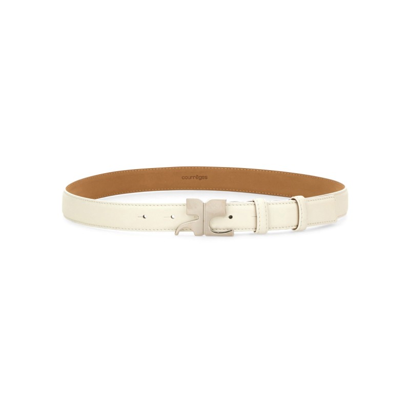 LEATHER "AC" BELT