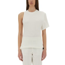 ONE-SHOULDER T-SHIRT IN SCUBA