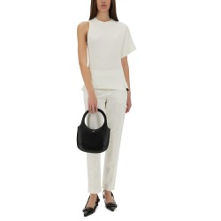 ONE-SHOULDER T-SHIRT IN SCUBA