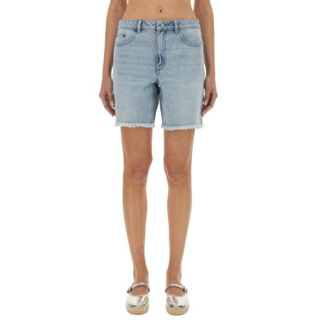 DENIM BOYFRIEND SHORTS