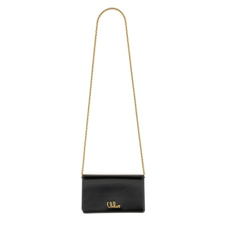 WALLET WITH FLAP AND CHAIN "ICONIC"