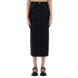 LONG DENIM SKIRT