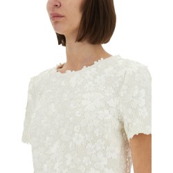 TOP WITH FLORAL APPLIQUÉS