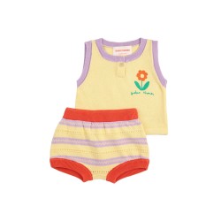 "FLOWER" TOP AND SHORTS SET