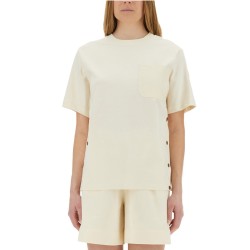 T-SHIRT WITH SIDE BUTTONS