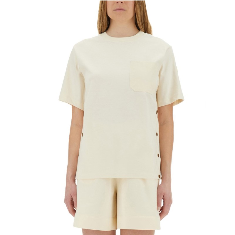 T-SHIRT WITH SIDE BUTTONS