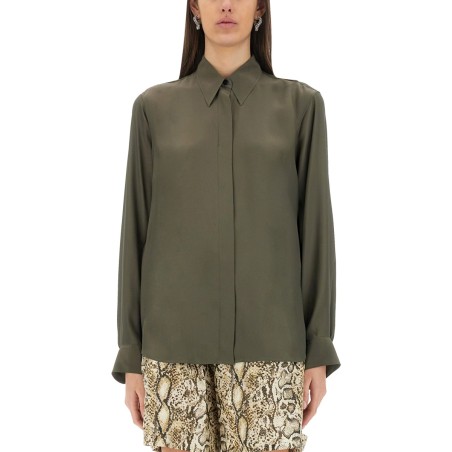 SILK BLEND SATIN SHIRT