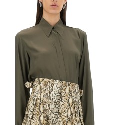 SILK BLEND SATIN SHIRT