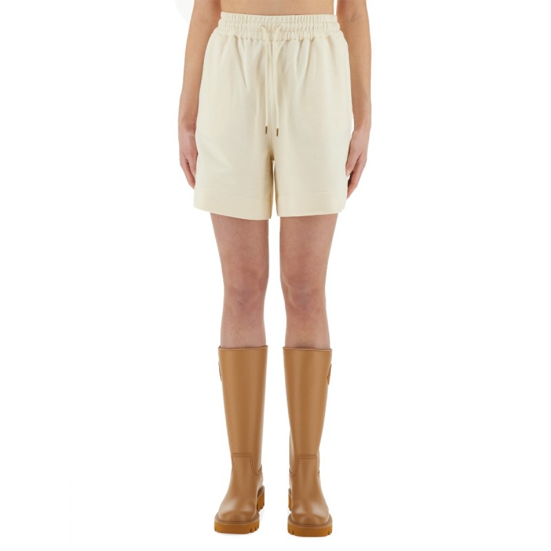 COTTON FLEECE SHORTS