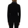 PADDED JACKET WITH KNITTED SLEEVES