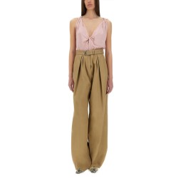 WIDE-LEG PANTS WITH BELT