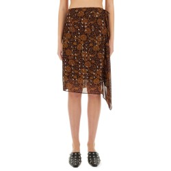 SKIRT WITH PRINT AND APPLIQUÉ