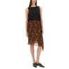 SKIRT WITH PRINT AND APPLIQUÉ