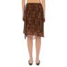 SKIRT WITH PRINT AND APPLIQUÉ