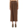 WOOL SKIRT WITH BELT