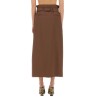 WOOL SKIRT WITH BELT