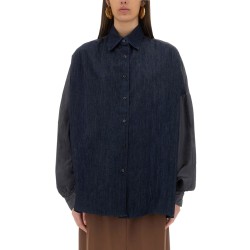 CONTRASTING DENIM SHIRT