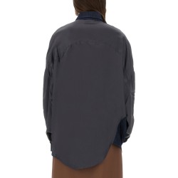 CONTRASTING DENIM SHIRT