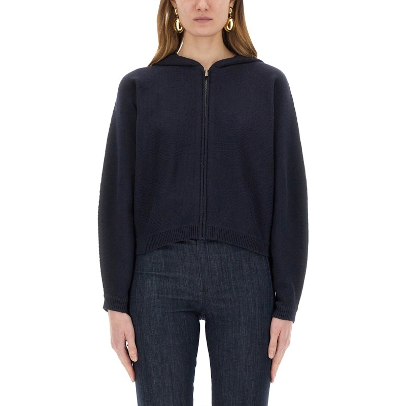 KNIT SWEATSHIRT WITH ZIPPER