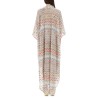 LONG CAFTAN WITH ZIG ZAG LAMÉ 3D