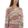 VISCOSE LAMÉ LACE KIMONO COVER-UP