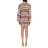 VISCOSE LAMÉ LACE KIMONO COVER-UP