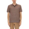 POLO SHIRT IN COTTON, LINEN AND SILK