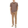 POLO SHIRT IN COTTON, LINEN AND SILK
