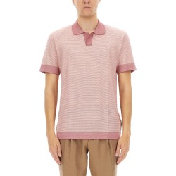 POLO SHIRT IN COTTON, LINEN AND SILK