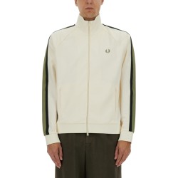 TRACK JACKET WITH TWO-COLOR WEBBING