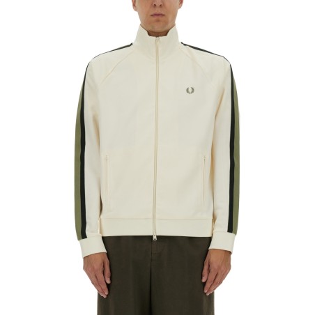 TRACK JACKET WITH TWO-COLOR WEBBING