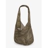 Packable nylon Knot shoulder bag