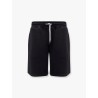 Cotton blend jogger bermuda shorts