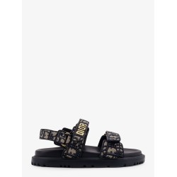 Dioract cotton sandals with Dior Oblique motif