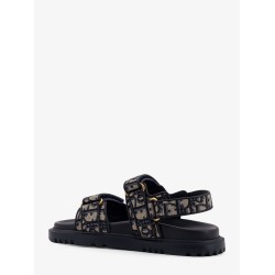 Dioract cotton sandals with Dior Oblique motif