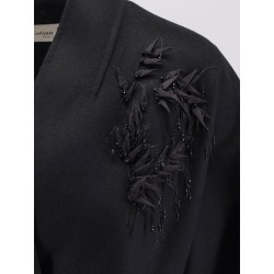 Virgin wool blend coat