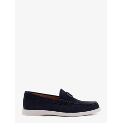 Granville suede loafers with iconic monogram