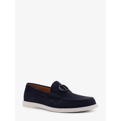 Granville suede loafers with iconic monogram