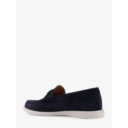 Granville suede loafers with iconic monogram