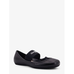 Shade leather ballerinas with elastic bands