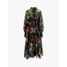 Artemisia ramie long dress with cotton petticoat