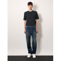 High-rise jeans in heritage vintage blue denim