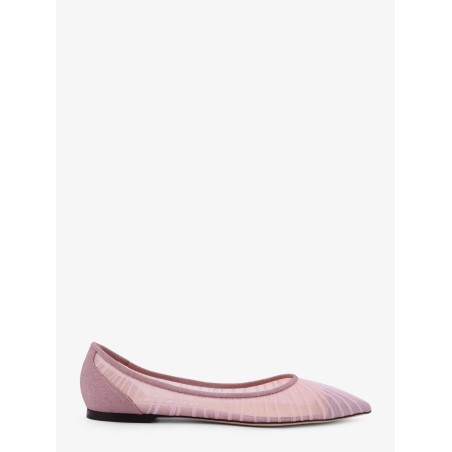 Love Flat glittered tulle ballerinas
