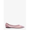 Love Flat glittered tulle ballerinas
